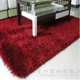 婚房婚房地毯特价卧室大红地毯婚庆地毯 亮丝弹力丝地毯可定制