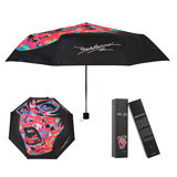 德国原单外贸出口创意雨伞个性伞晴雨两用伞涂鸦伞三折名画伞包邮