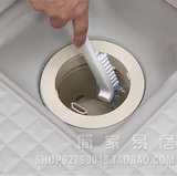 日本AISEN创意厨房用刷用品用具小工具 洗杯子清洁刷水槽长柄刷子
