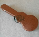 棕色皮革LP电吉他琴盒 琴箱皮箱电吉他琴箱吉他盒皮箱 飞机托运箱