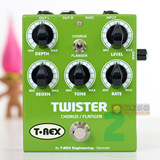 【T-Rex Twister 2】扭曲机器二代 立体声合唱飘忽效果器【锐利】