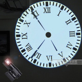 特价纯电子钟创意数字LED投影钟插电夜光挂表静音客厅钟led钟0