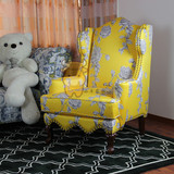 特价现货花色老虎椅新古典单人沙发欧式老虎椅样板房沙发椅单人椅