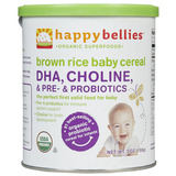 美国禧贝米粉happy bellies有机糙米1段婴儿米粉198g
