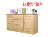 特价松木家具 简约现代松木餐具柜 厨房/橱柜 实木餐边柜 储物柜