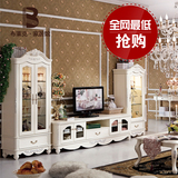 欧式韩式客厅组合 电视柜酒柜 角几 茶几组合套装厂家直销 可定制