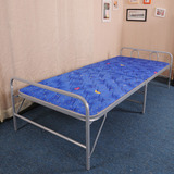 OE折叠床单人床午休床办公午睡海绵床硬板床木板床实木加固1.2米
