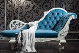 欧式贵妃椅 贵妃榻躺椅 新古典实木单人布艺沙发客厅 高档贵妃椅
