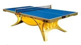 双鱼土豪金展翅王乒乓球台国际大赛用乒乓球桌带LED灯 保证正品