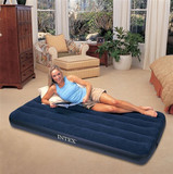 正品美国INTEX单人加大植绒充气床垫气垫床午休床68950,68757