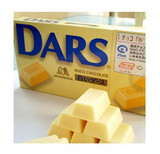 日本原装森永DARS白巧克力48克（12粒）白色包装 1X10X5