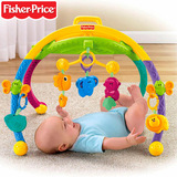 fisher price费雪健身架 婴儿玩具0-1岁宝宝健身架动物互动健身器