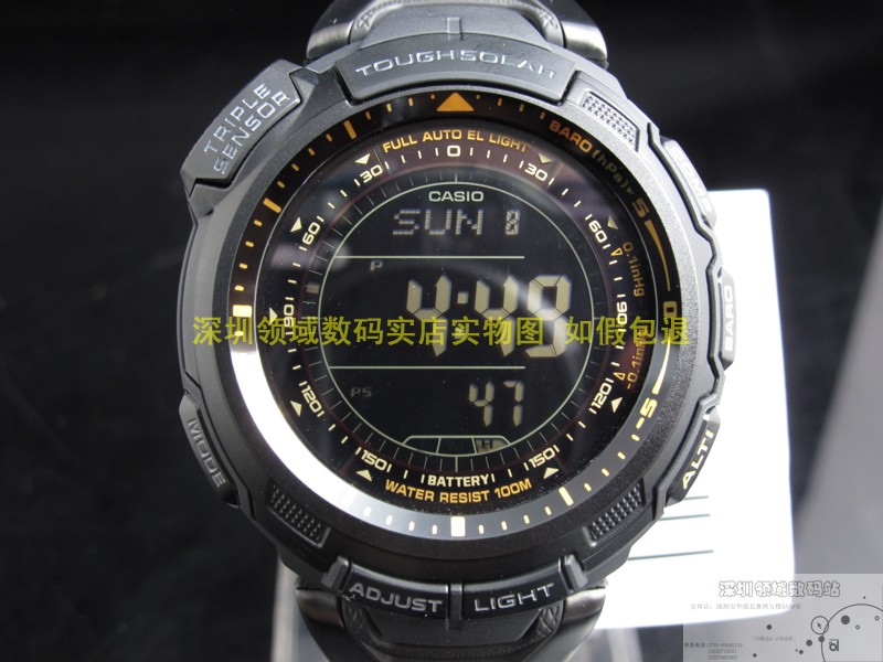 casio 卡西欧 最强最轻巧的登山表 prg-110y-1v prg-110t-1  淘宝网