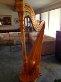 美国代购 Venus金星竖琴 雕花 47弦 古典乐器 高品质踏板竖琴