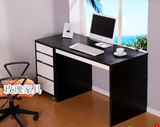 包邮电脑桌台式简约写字台组合书桌办公桌简易组合书桌家用柜子