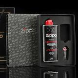 小猪★Zippo－火机配件 新版礼盒＋棉芯套装（配礼品袋）可装火机