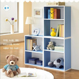 【名牌板材保证质量】可调节彩色两层儿童书柜|书架|玩具储藏柜