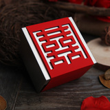 喜相依喜糖盒子马口铁盒中国风结婚庆礼长方形创意大小号成品礼盒