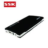包邮SSK飚王黑鹰SHE037 2.5寸移动硬盘盒 USB2.0 SATA串口超薄7mm