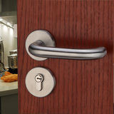 不锈钢锁具304材料门锁现代室内卧室门锁分体锁具