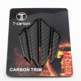 T-CARBON真碳纤维门边防撞胶条车门防刮贴 防撞条 保护贴汽车防护