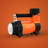 嘉西德6106便携式小轿车电动冲气泵汽车打气泵单缸车载轮胎充气泵