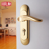 多灵五金机械全铜高档卧室门锁套装室内简约实木房门卫生间门锁