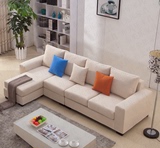 宜家特价日式布艺沙发组合小户型沙发双三人现代简约客厅定制包邮