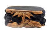 包邮 红木雕工艺品摆件奇玉石头 天然黑檀木原木艺术根雕实木底座