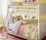 美式子母床上下美式乡村实木床1.8双人床1.5米单人床橡木床实木床