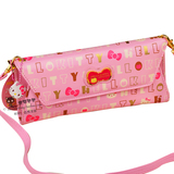 出口正品日本韩国hello kitty粉色斜背收纳包 可爱韩版女式化妆包