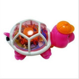 大号 会发光的拉线透明壳乌龟 会跑会发光  拉线 发光玩具