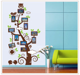 卧室宿舍寝室装饰墙贴纸画创意班级教室布置可移除照片墙贴相框树