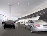 A193 亚洲标准奥迪汽车展厅设计施工图+少量效果图 汽车4S店