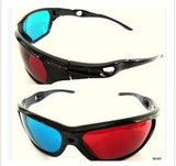 节日特价红蓝3D眼镜液晶高档树脂3D立体超大镜片/镜架