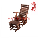 红木家具鸡翅木摇椅仿古中式实木躺椅懒人椅老人椅子摇摇椅逍遥椅