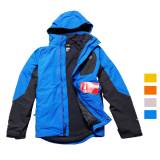 秋冬新款THE NORTH FACE/北脸男士抓绒内胆三合一棉衣