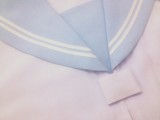 【恋染家】新款夏服 正统JK制服 水色领 限量 二本襟 水色水手服
