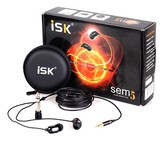 特价ISK SEM5监听耳塞 入耳式样 监听耳机 3米线