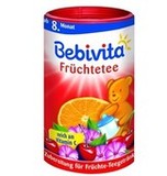 德国Bebivita儿童水果茶400g补充VC、铁/增强免疫力