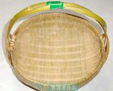 地区特色工艺品 纯手工编织淘米篮子 小竹篮 小竹篓  竹工艺 环保