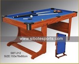 斯博特SBT-212美式可折叠家用儿童亲子游戏休闲娱乐台球桌
