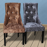 厂家直销实木欧式椅时尚餐椅餐厅餐椅美甲椅子饭店餐椅新古典椅子