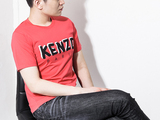 KENZO 正品代购 2014 春夏新款 男士 经典 LOGO 短袖 T恤  半袖