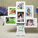 实木创意相框摆台幸福树宝宝儿童男女朋友生日结婚礼物送照片冲印