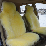 牛牛工艺 汽车坐垫冬季 新款纯羊毛坐垫 全长毛座垫 皮毛一体毛垫
