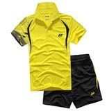 专柜正品Yonex/尤尼克斯羽毛球运动服男女款圆领羽毛球运动服套装