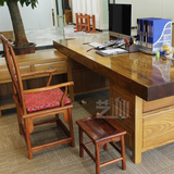 柚木柜子支架 实木原木家具 底座 支架 桌脚 桌腿 配大板桌 底座