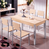 餐桌椅 简易餐桌小户型家用现代4人桌小吃桌食堂快餐桌子组合包邮