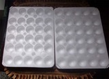 30枚装鸡蛋盒泡沫鸭蛋包装箱子高密度泡沫盒野餐蛋保温盒子